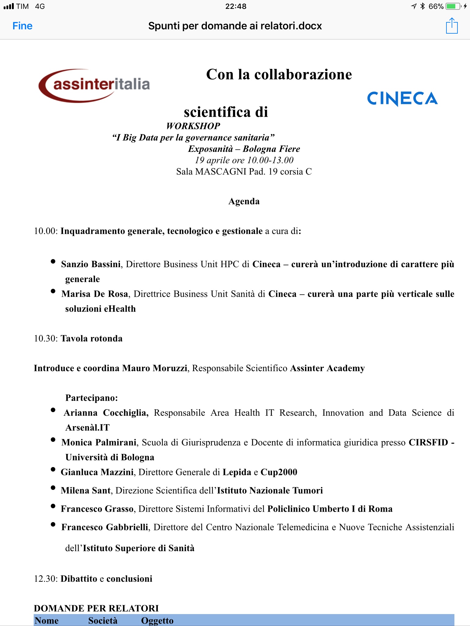 I Big Data della salute-sanità per riprogettare tutto il sistema sanitario italiano. Oggi a Exposanità con Assinter e Cineca, Istituto Nazionale Tumori di Milano, Università di Bologna, Istituto Superiore di Sanità, Cup2000-Lepida e Arsenal. Arsenal prepara in Veneto i cittadini all’utilizzo dei Biga Dati. Cineca – presente con il DG David Vannozzi – mette a disposizione il più grande centro di calcolo d’Europa al servizio della sanità.